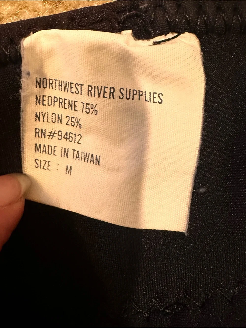 NRS Hydroskin Shorts Black neoprene Size M Water Activity Swim Scuba Outdoor